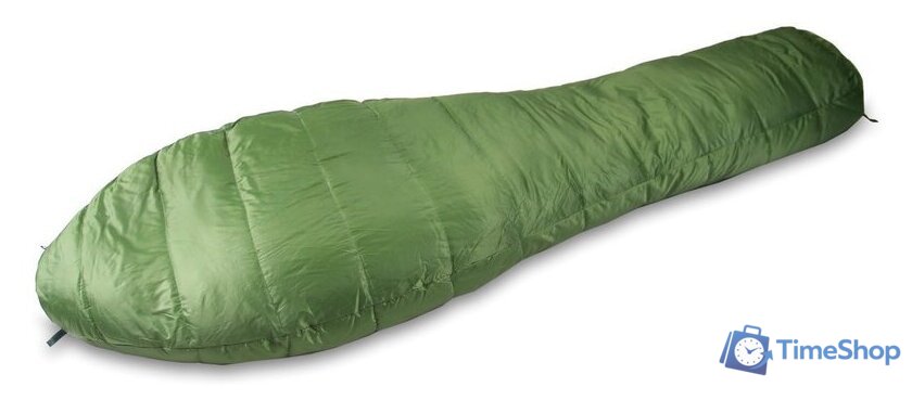 Спальный мешок AlexikA Mountain (зеленый, молния слева) - Изображение №3 — Интернет-магазин Time-Shop