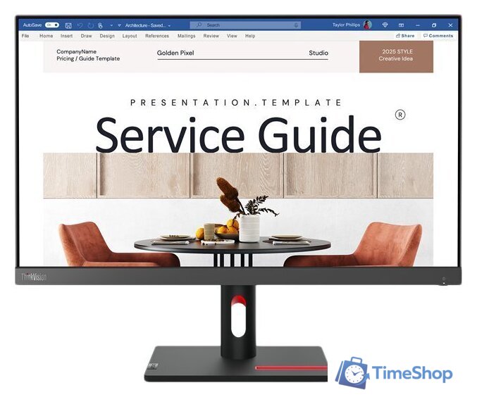 Монитор Lenovo ThinkVision S24i-30 63DEKAT3EU - Изображение №1 — Интернет-магазин Time-Shop