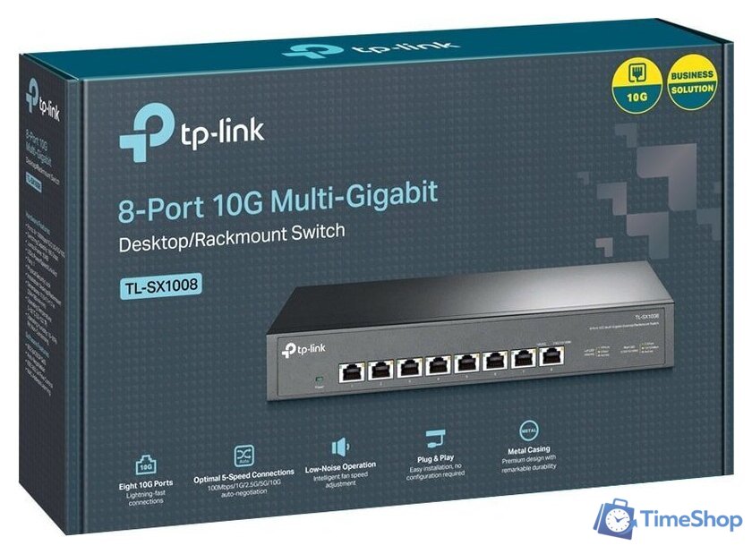 Неуправляемый коммутатор TP-Link TL-SX1008 - Изображение №8 — Интернет-магазин Time-Shop
