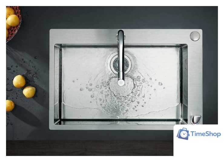 Кухонная мойка Hansgrohe S71 S711-F660 Built-in sink 660 43302800 - Изображение №4 — Интернет-магазин Time-Shop