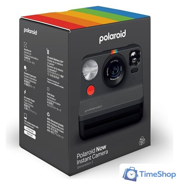 Фотоаппарат Polaroid Now Instant Camera Generation 2 (черный) - Изображение №5 — Интернет-магазин Time-Shop