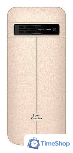 Кнопочный телефон BQ BQ-2455 Boom Quattro (золотистый) - Изображение №4 — Интернет-магазин Time-Shop