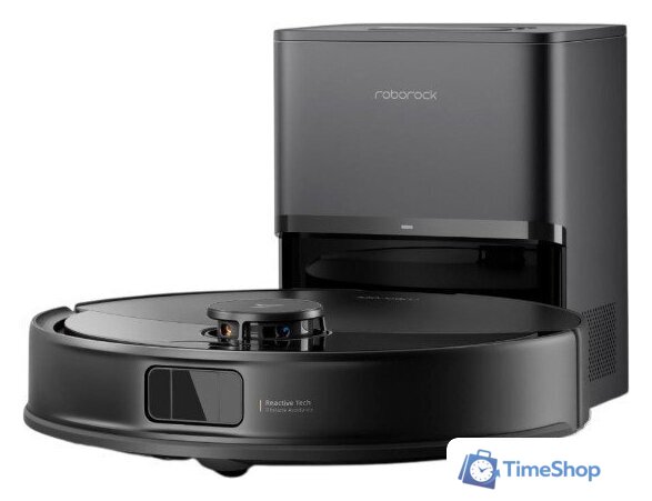 Робот-пылесос Roborock Q8 Max Pro+ Q8MPP52-02 (с русской озвучкой, черный) - Изображение №1 — Интернет-магазин Time-Shop