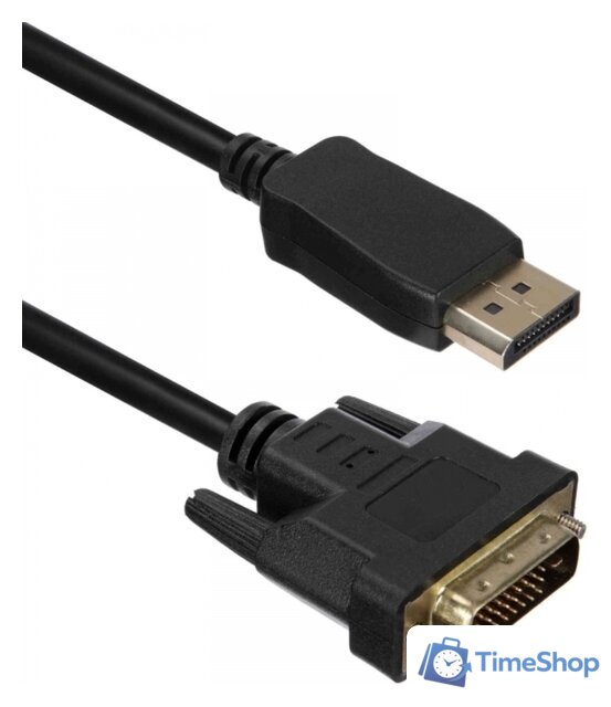 Кабель ACD DisplayPort - DVI ACD-DDIM2-30B (3 м, черный) - Изображение №1 — Интернет-магазин Time-Shop