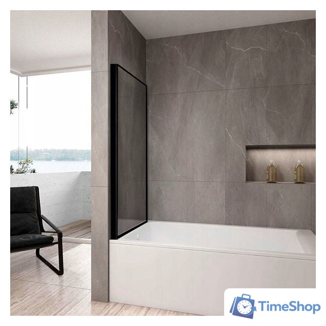 Стеклянная шторка для ванны Rea Lagos 70 - Изображение №3 — Интернет-магазин Time-Shop