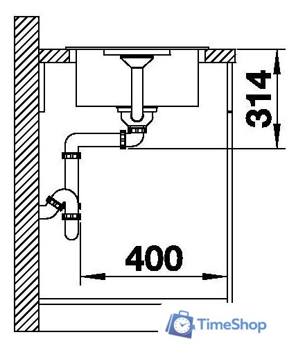 Кухонная мойка Blanco Favum XL 6 S 527084 (мягкий белый) - Изображение №6 — Интернет-магазин Time-Shop