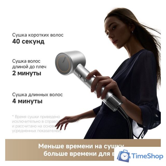 Фен Trouver Shine 10 (серебристый) - Изображение №10 — Интернет-магазин Time-Shop