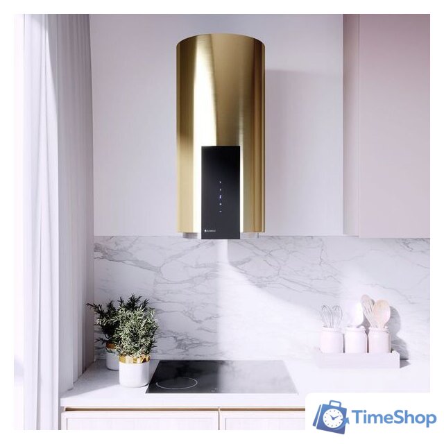 Кухонная вытяжка Globalo Roxano 39.1 Light (золотистый) - Изображение №2 — Интернет-магазин Time-Shop