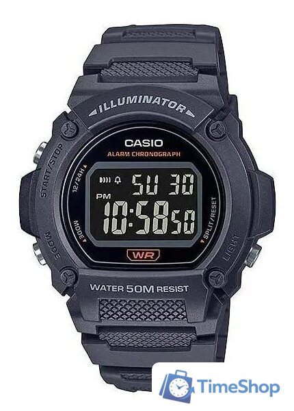 Наручные часы Casio W-219H-8B - Изображение №1 — Интернет-магазин Time-Shop