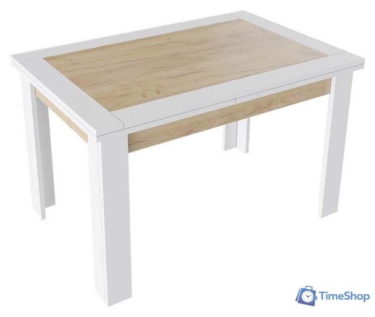 Кухонный стол Трия Хьюстон тип 4 (белый/дуб крафт золото) - Изображение №1 — Интернет-магазин Time-Shop