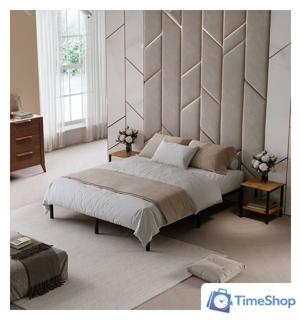 Кровать Домаклево София 180x200 (черный) - Изображение №4 — Интернет-магазин Time-Shop