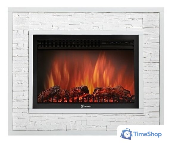 Портал Firelight Loft 30 (камень белый/белая эмаль) - Изображение №1 — Интернет-магазин Time-Shop