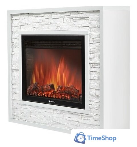 Портал Firelight Loft 30 (камень белый/белая эмаль) - Изображение №2 — Интернет-магазин Time-Shop