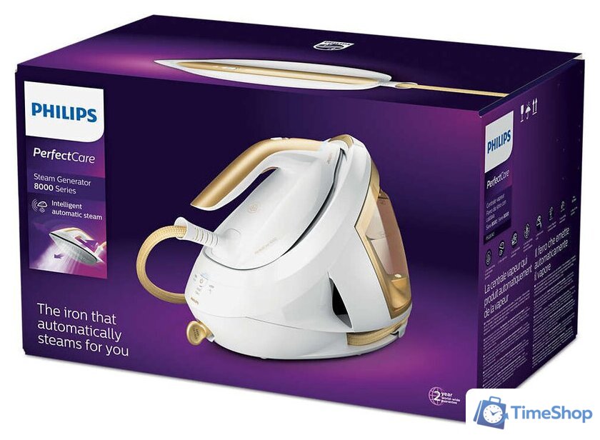 Утюг Philips PerfectCare 8000 Series PSG8040/60 - Изображение №7 — Интернет-магазин Time-Shop