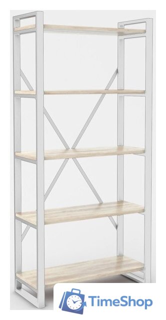 Стеллаж Hype Mebel Стандарт-2 80x200 (белый/древесина белая) - Изображение №1 — Интернет-магазин Time-Shop