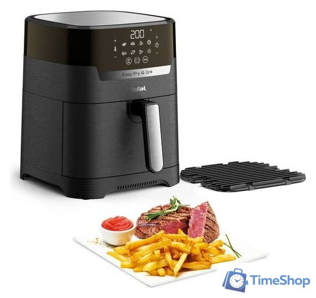Аэрогриль (аэрофритюрница) Tefal Easy Fry & Grill EY5058 - Изображение №3 — Интернет-магазин Time-Shop