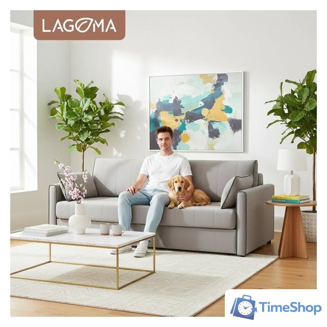 Диван Lagoma Медина (Elvas Ash/Elva Grey) - Изображение №5 — Интернет-магазин Time-Shop