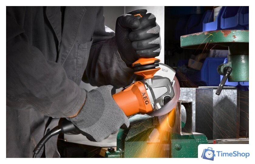 Угловая шлифмашина AEG Powertools WS12-125 S - Изображение №3 — Интернет-магазин Time-Shop