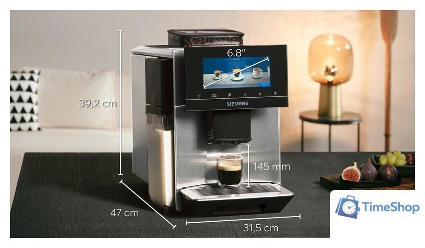 Кофемашина Siemens EQ900 TQ903RZ3 - Изображение №2 — Интернет-магазин Time-Shop