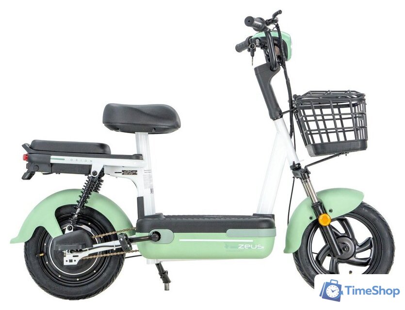 Электроскутер ZeuS Orion (зеленый) - Изображение №3 — Интернет-магазин Time-Shop