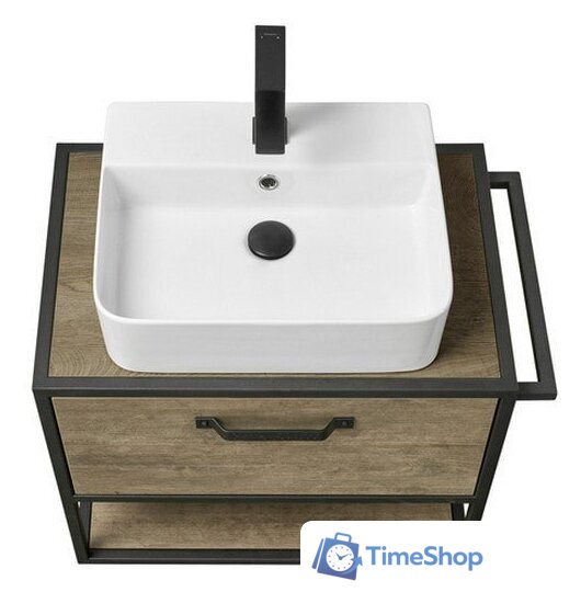  Акватон Тумба Фабрик 65 под умывальник Джой-3 (дуб кантри) - Изображение №2 — Интернет-магазин Time-Shop