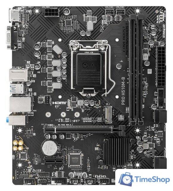 Материнская плата MSI Pro H510M-B - Изображение №1 — Интернет-магазин Time-Shop