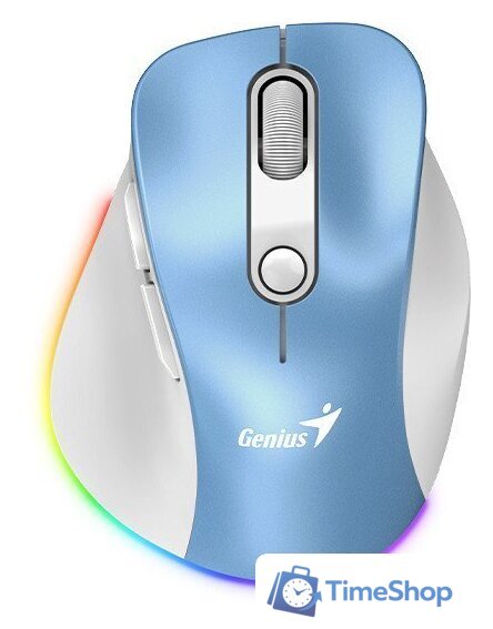 Мышь Genius Ergo 9000S Pro (голубой) - Изображение №1 — Интернет-магазин Time-Shop