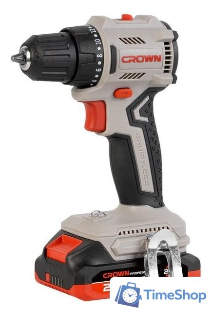 Дрель-шуруповерт Crown CT21131XS-2 BMC (с 2-мя АКБ, кейс) - Изображение №1 — Интернет-магазин Time-Shop