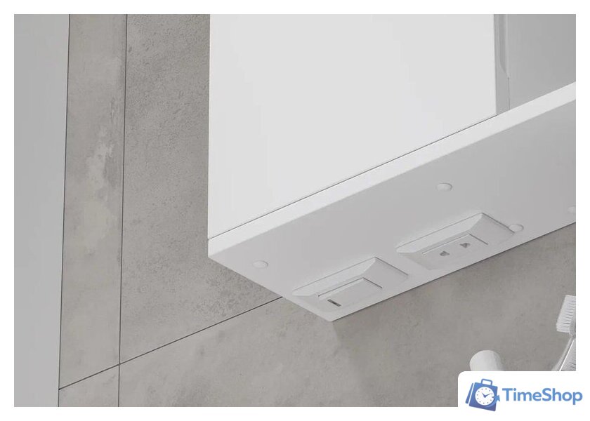  Volna Шкаф с зеркалом Lake 60 L (белый) - Изображение №5 — Интернет-магазин Time-Shop