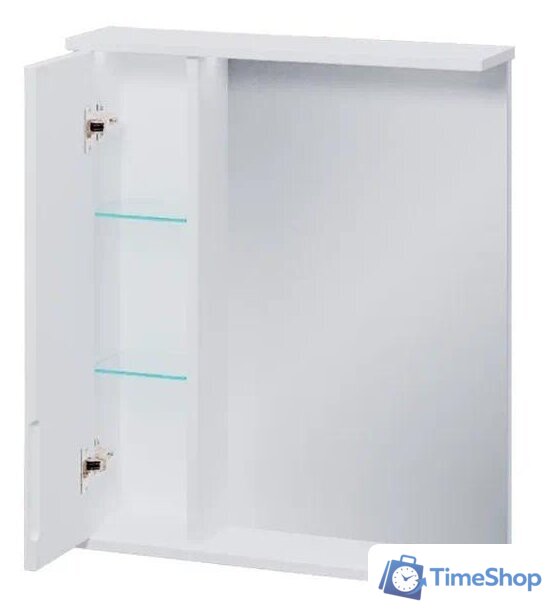  Volna Шкаф с зеркалом Lake 60 L (белый) - Изображение №2 — Интернет-магазин Time-Shop
