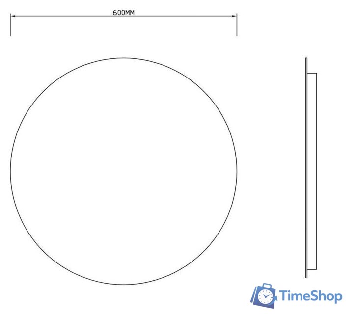  Roxen Зеркало Brimen 510195-60AF 60x60 - Изображение №13 — Интернет-магазин Time-Shop