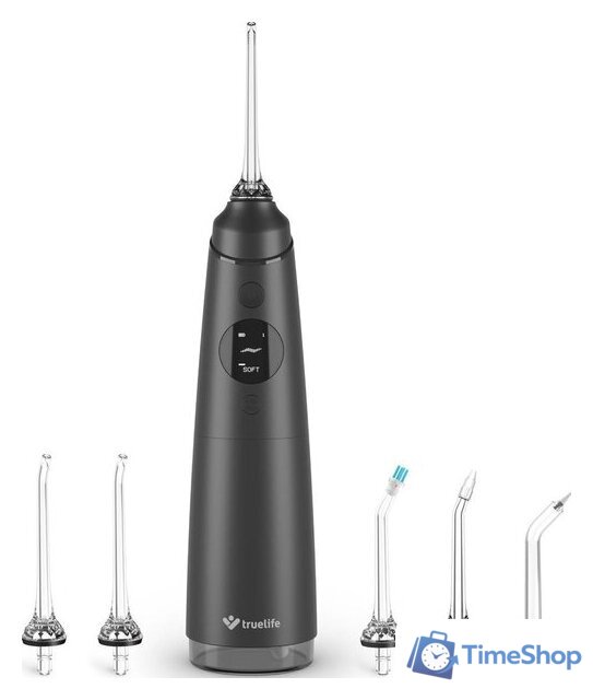 Ирригатор  TrueLife AquaFloss Compact C300 (черный) TLF778444 - Изображение №1 — Интернет-магазин Time-Shop