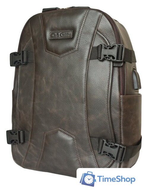 Городской рюкзак Carlo Gattini Classico Falcone 3074-04 (темно-коричневый) - Изображение №1 — Интернет-магазин Time-Shop