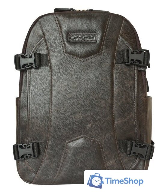 Городской рюкзак Carlo Gattini Classico Falcone 3074-04 (темно-коричневый) - Изображение №2 — Интернет-магазин Time-Shop