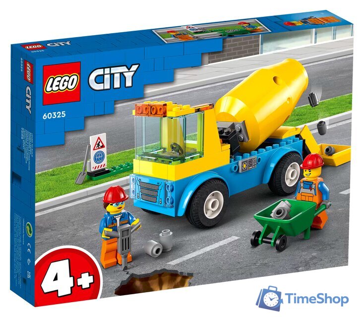 Конструктор LEGO City 60325 Бетономешалка - Изображение №1 — Интернет-магазин Time-Shop