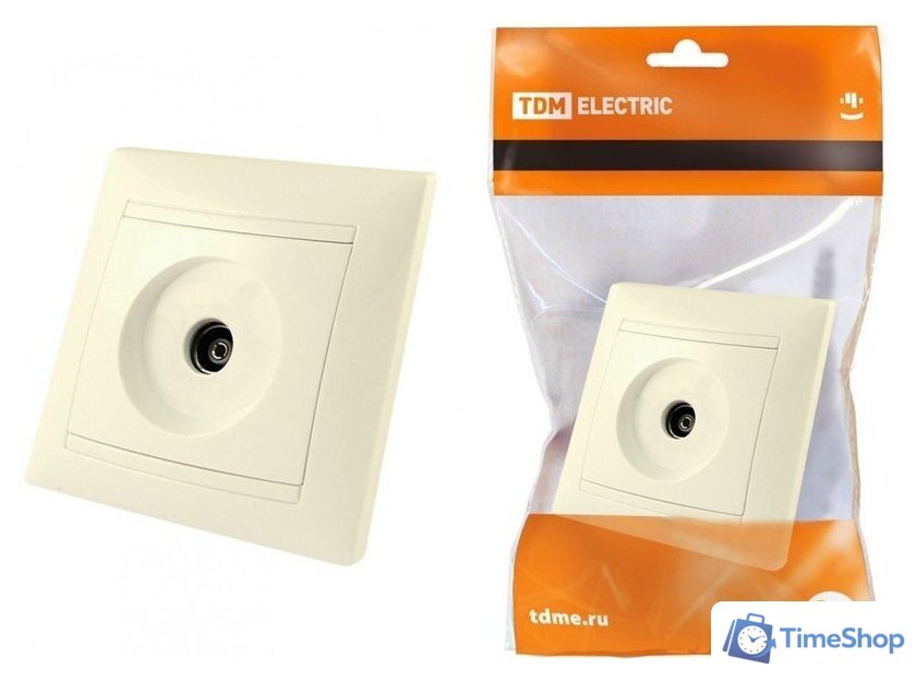 Розетка телевизионная TDM Electric Лама SQ1815-0117 - Изображение №1 — Интернет-магазин Time-Shop