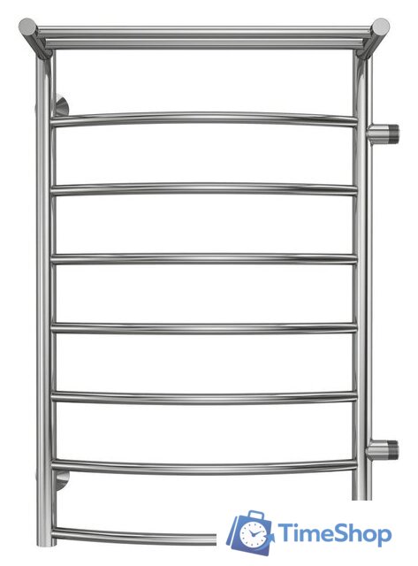 Полотенцесушитель TERMINUS Классик П8 500x800 с полкой (боковое подключение 50, хром) - Изображение №2 — Интернет-магазин Time-Shop