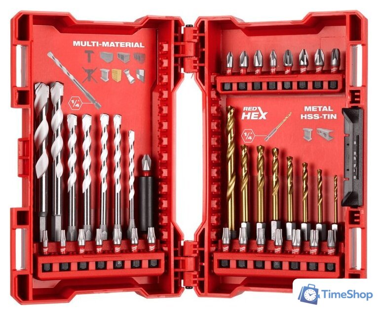 Набор бит и сверл Milwaukee 4932479854 - Изображение №1 — Интернет-магазин Time-Shop