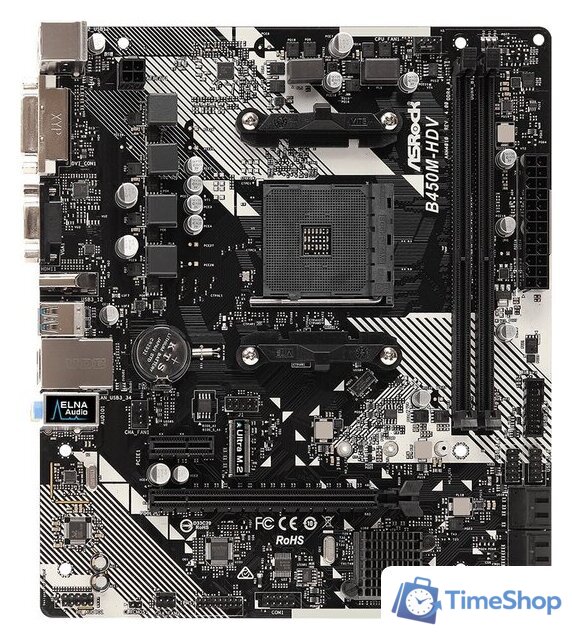 Материнская плата ASRock B450M-HDV R4.0 - Изображение №1 — Интернет-магазин Time-Shop