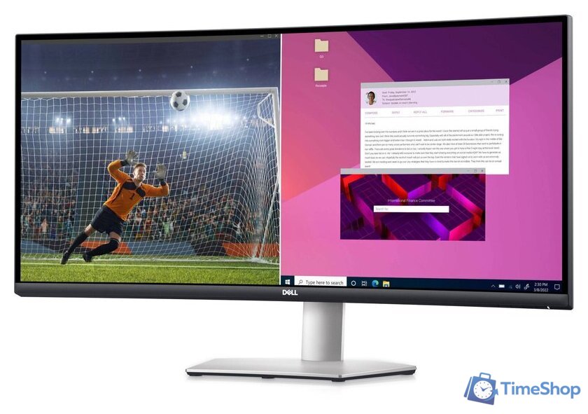 Монитор Dell 34 Curved USB-C S3423DWC - Изображение №2 — Интернет-магазин Time-Shop