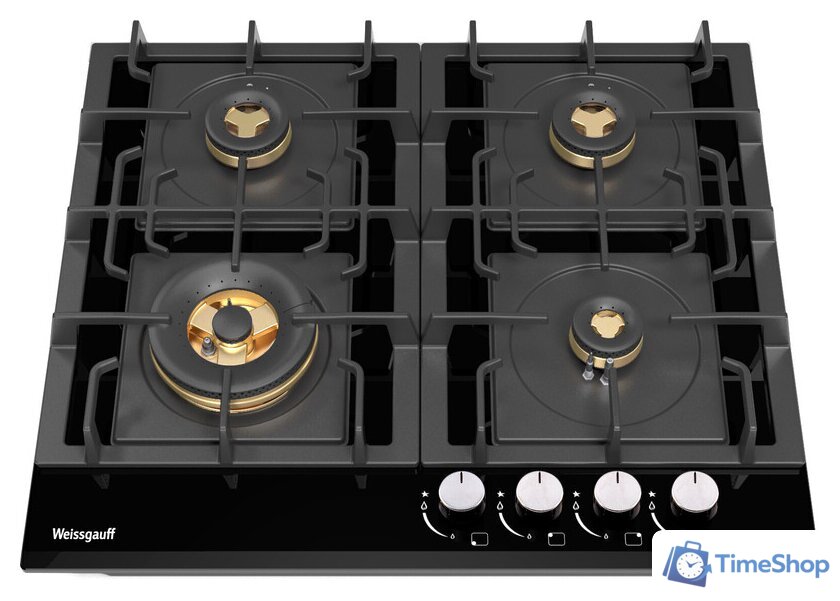 Варочная панель Weissgauff HGG 6445 BL Volcano Burner - Изображение №1 — Интернет-магазин Time-Shop