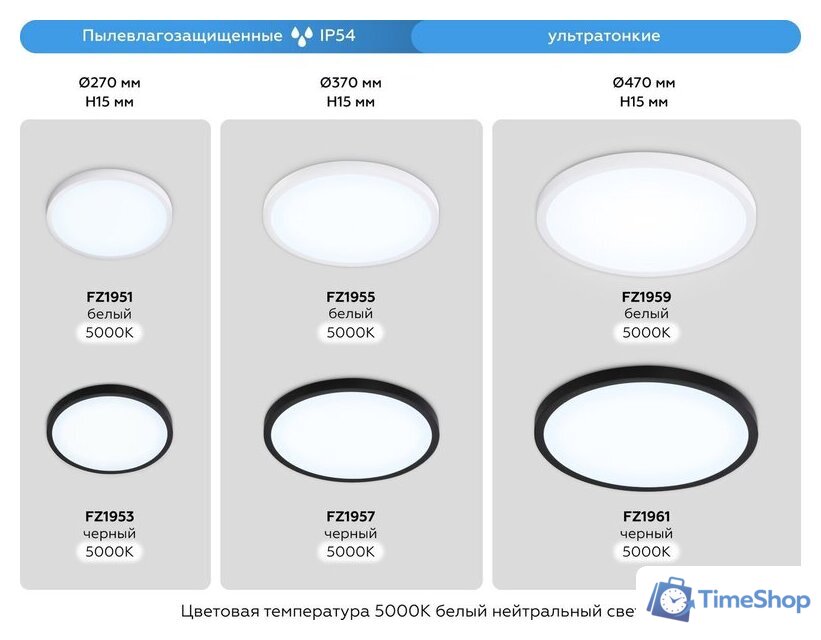 Припотолочная люстра Ambrella light Orbital FZ1959 WH (белый) - Изображение №7 — Интернет-магазин Time-Shop