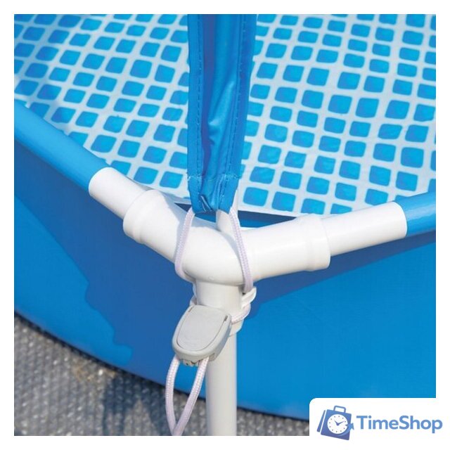 Каркасный бассейн Intex Metal Frame с навесом 28209NP (183x38) - Изображение №5 — Интернет-магазин Time-Shop