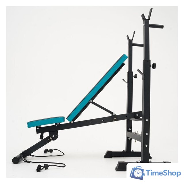 Силовая скамья Calviano 1008 (черный/синий) - Изображение №13 — Интернет-магазин Time-Shop