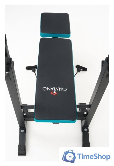 Силовая скамья Calviano 1008 (черный/синий) - Изображение №11 — Интернет-магазин Time-Shop