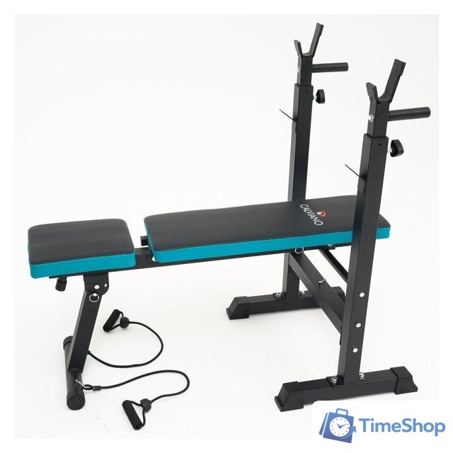 Силовая скамья Calviano 1008 (черный/синий) - Изображение №12 — Интернет-магазин Time-Shop