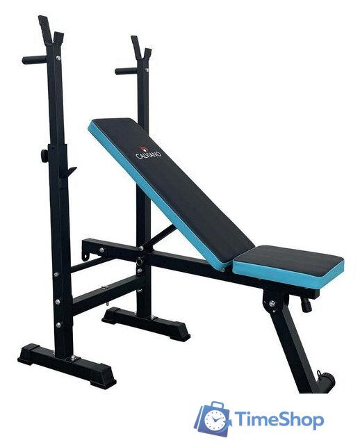 Силовая скамья Calviano 1008 (черный/синий) - Изображение №4 — Интернет-магазин Time-Shop