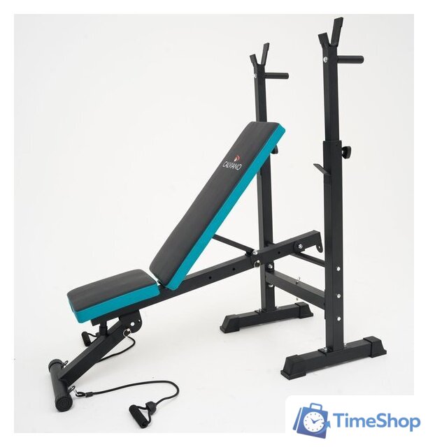 Силовая скамья Calviano 1008 (черный/синий) - Изображение №14 — Интернет-магазин Time-Shop