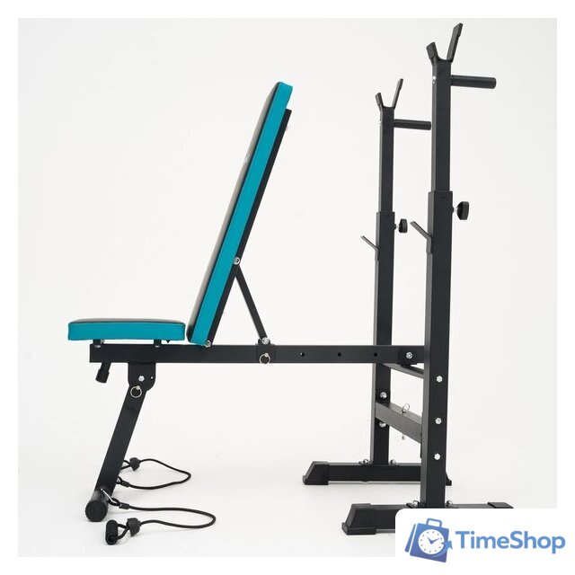 Силовая скамья Calviano 1008 (черный/синий) - Изображение №15 — Интернет-магазин Time-Shop