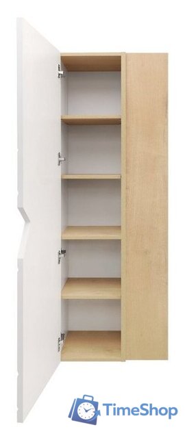  Doratiz Шкаф-пенал Фьорд 40 L 2712.303 (дуб бунратти/белый,с подвесной) - Изображение №3 — Интернет-магазин Time-Shop